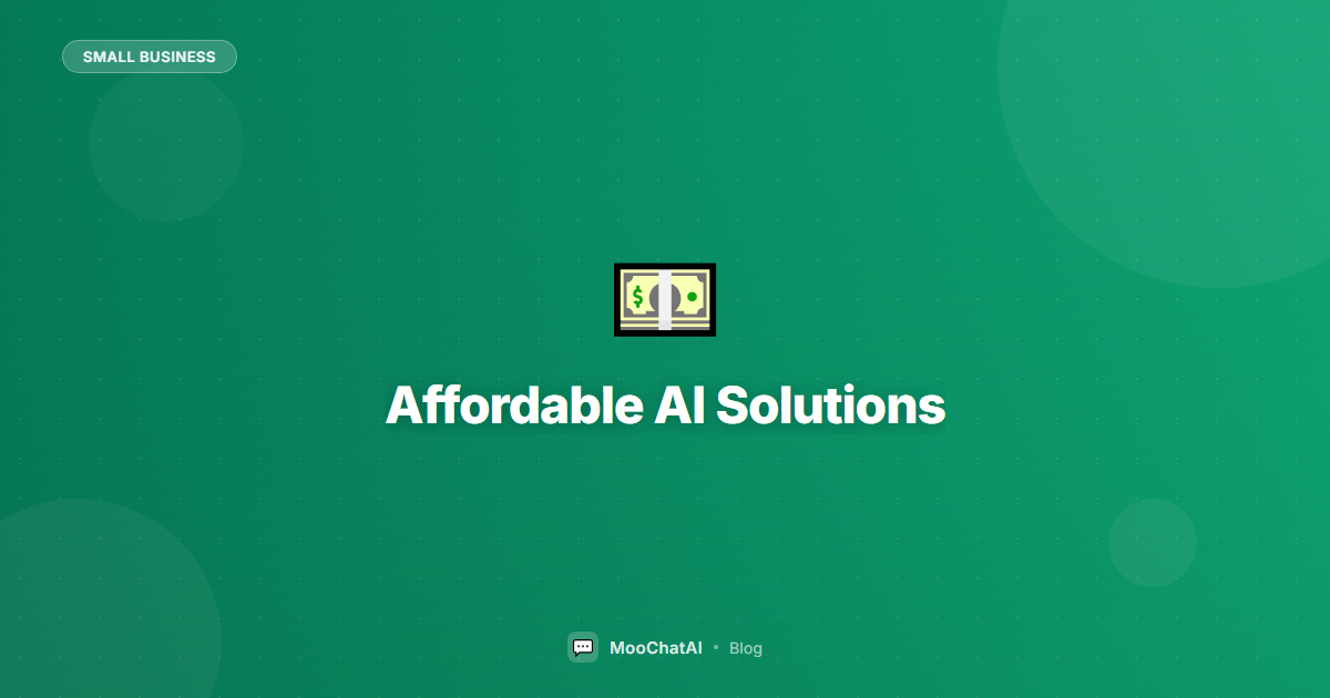 Affordable AI Solutions for E-Commerce: Budget Guide