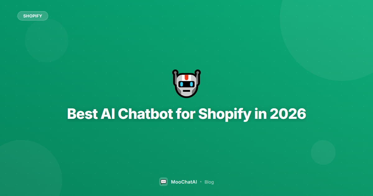 Best AI Chatbot for Shopify in 2026: Complete Guide