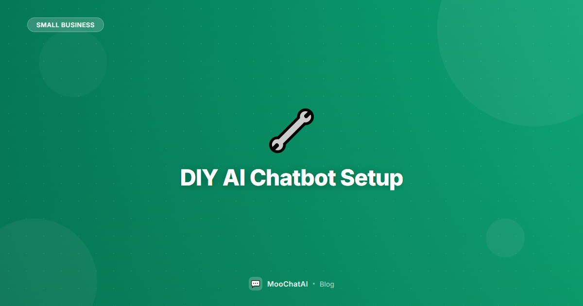 DIY AI Chatbot Setup: No Coding Required