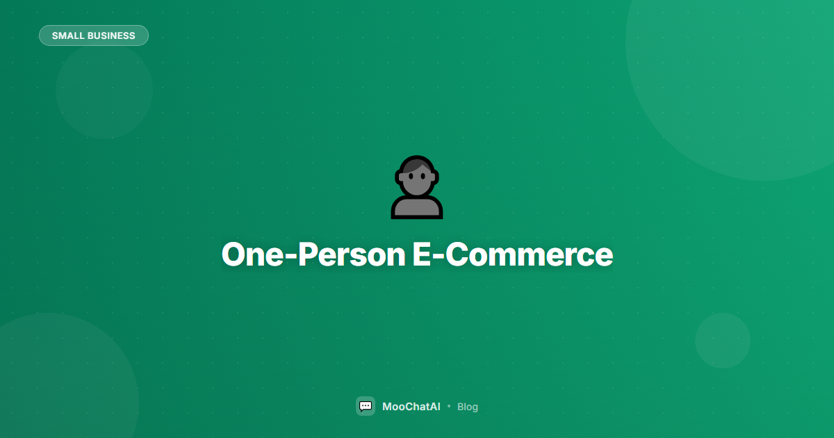 One-Person E-Commerce: Automate Everything with AI