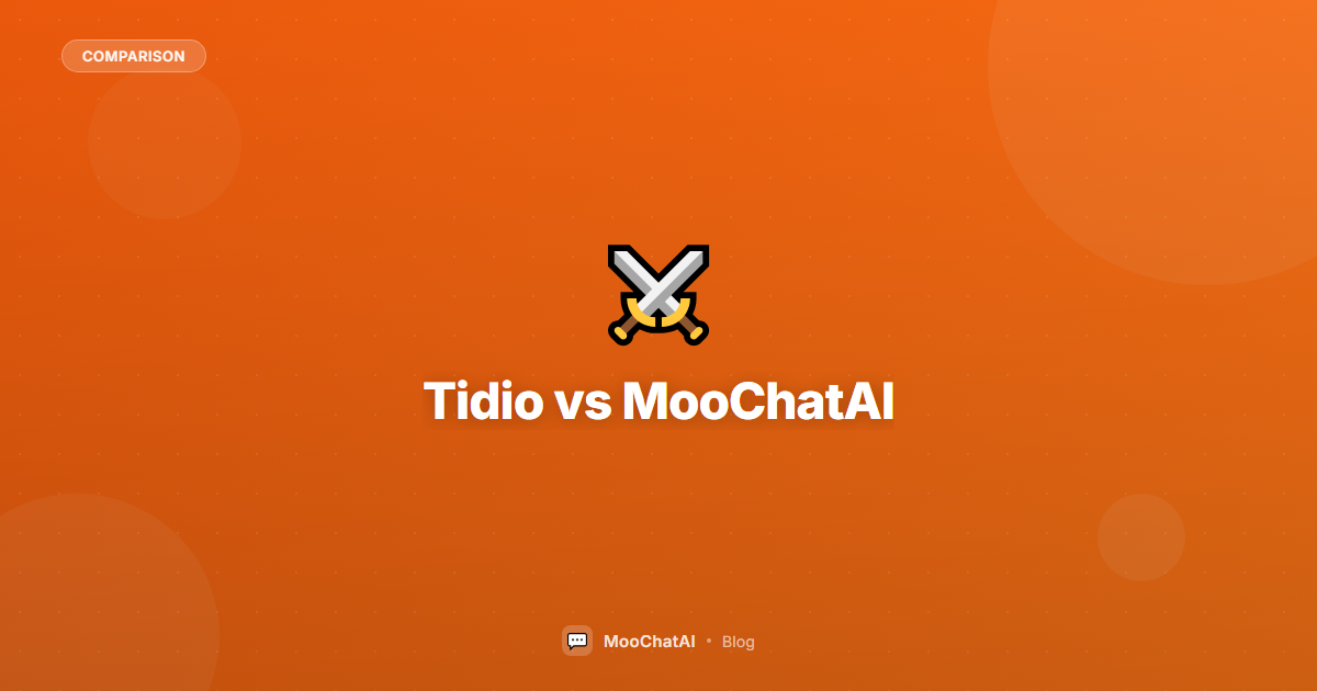 Tidio vs MooChatAI: Which AI Chatbot Is Better for Your Store?