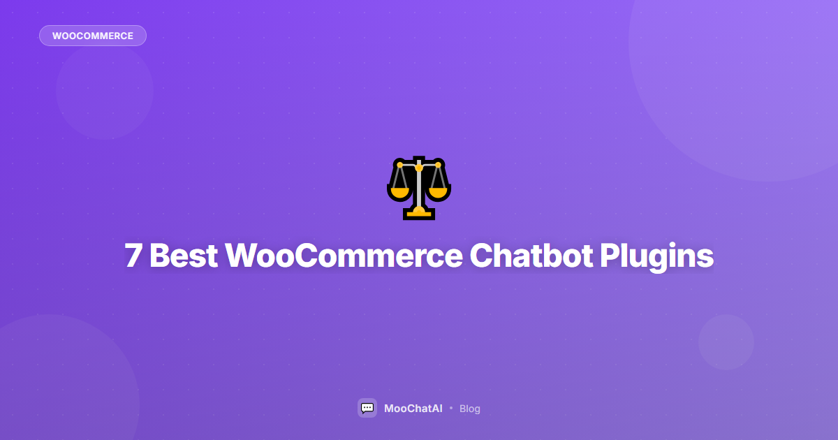 7 Best WooCommerce Chatbot Plugins: Features & Pricing Compared